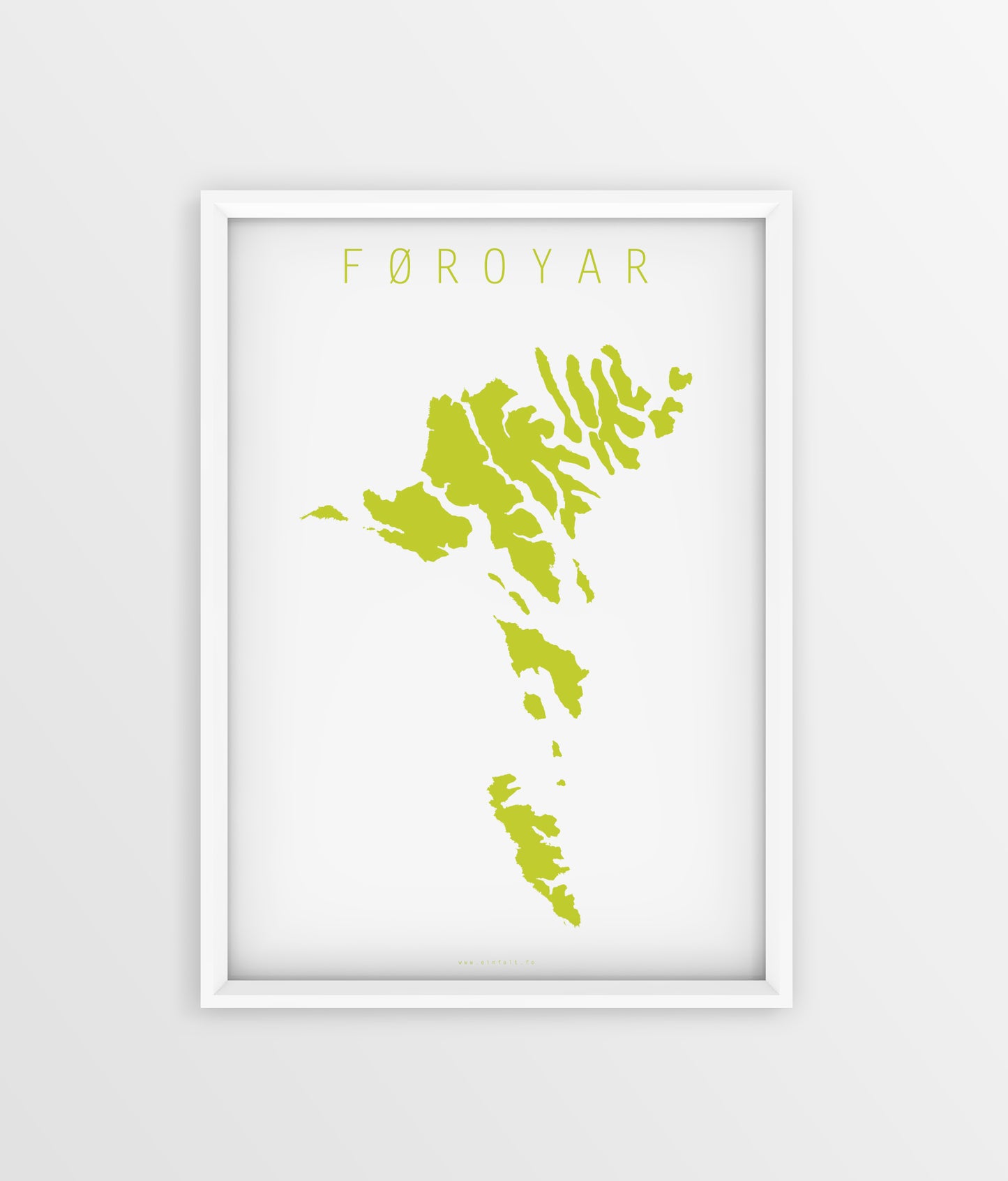 Føroyakort - Lime