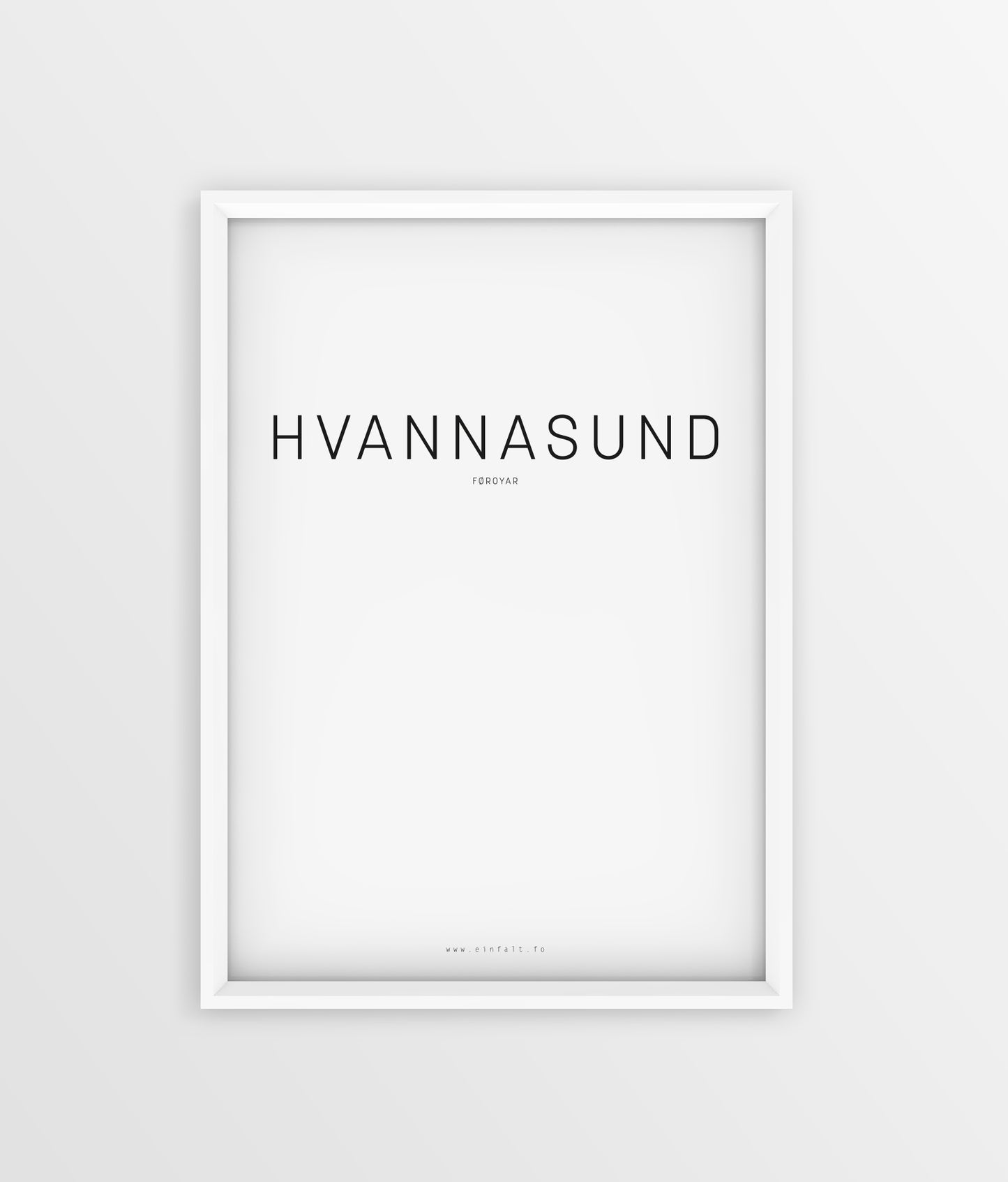 Typografi - Hvannasund