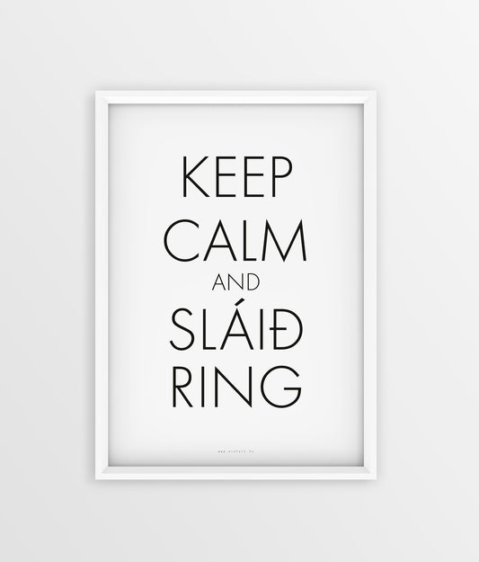 Keep Calm - Slaið Ring