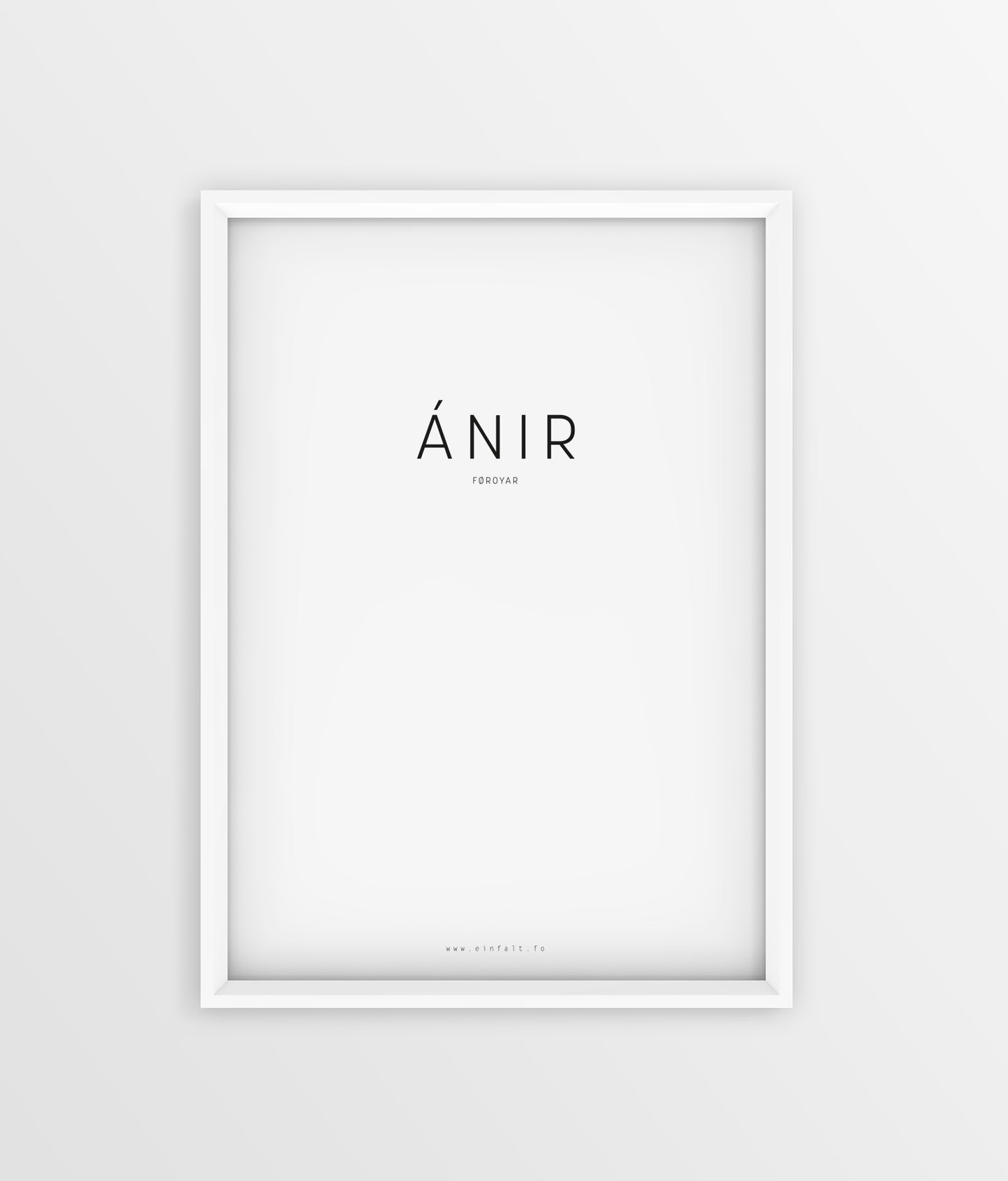 Typografi - Ánir