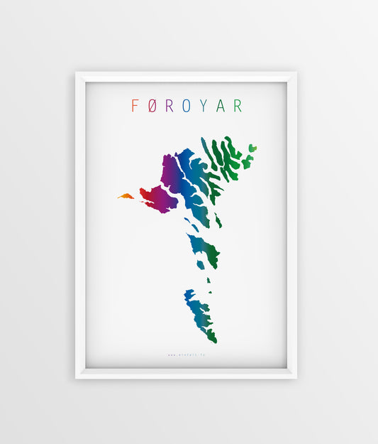 Føroyskar Plakatir - Faroe islands posters - Færøske plakater - Føroyar - Færøerne - Føroyakort