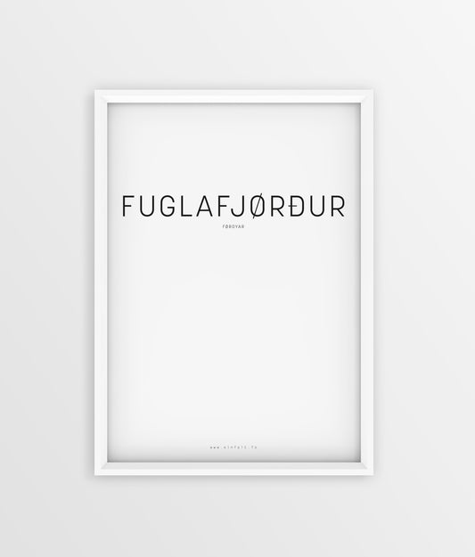 Typografi - Fuglafjørður
