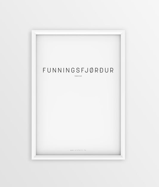 Typografi - Funningsfjørður
