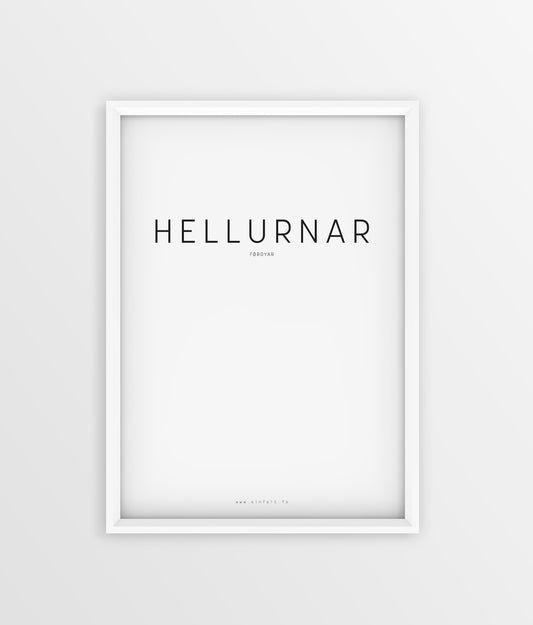 Typografi - Hellurnar