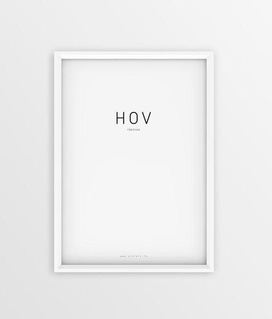 Typografi - Hov
