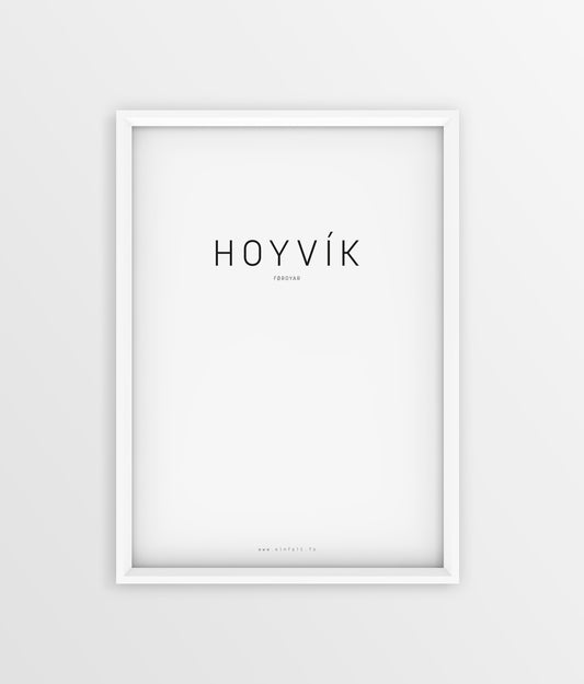 Typografi - Hoyvík