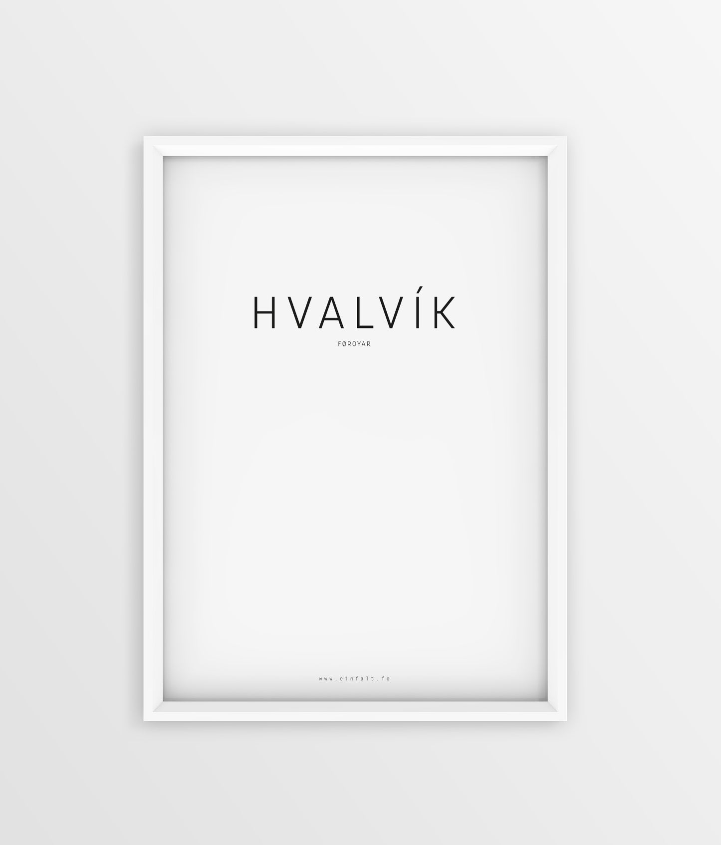Typografi - Hvalvík