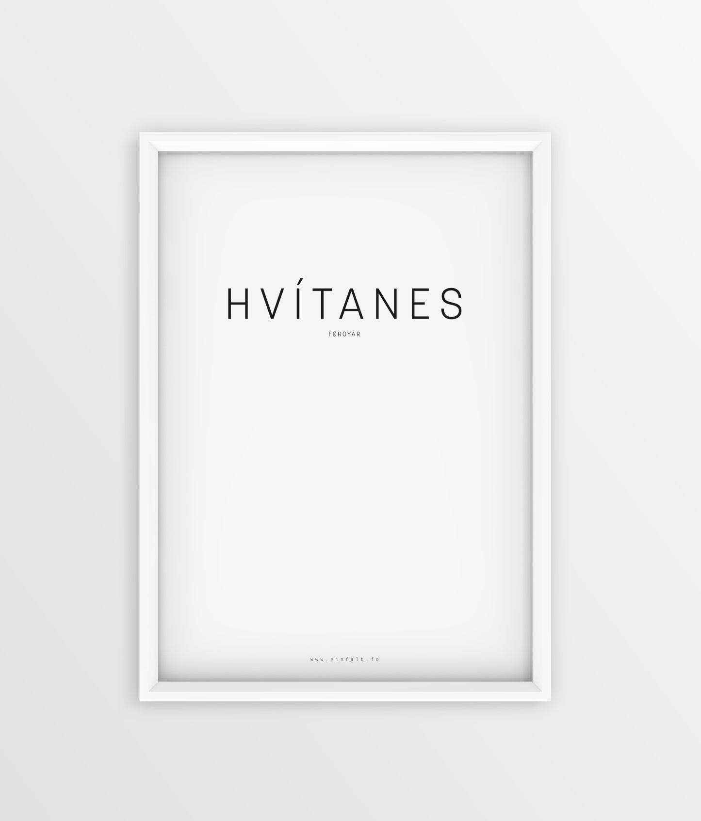 Typografi - Hvítanes
