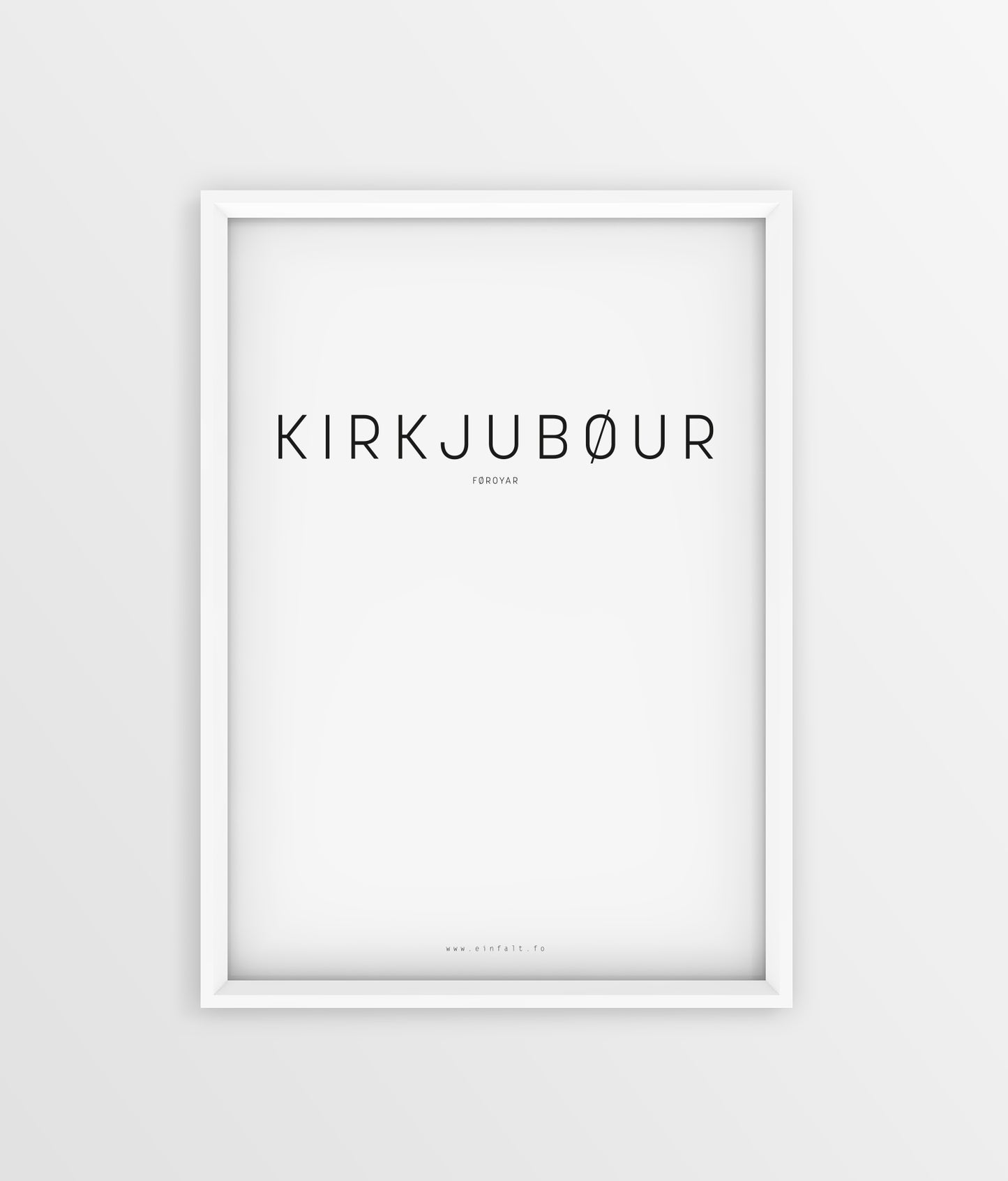 Typografi - Kirkjubøur