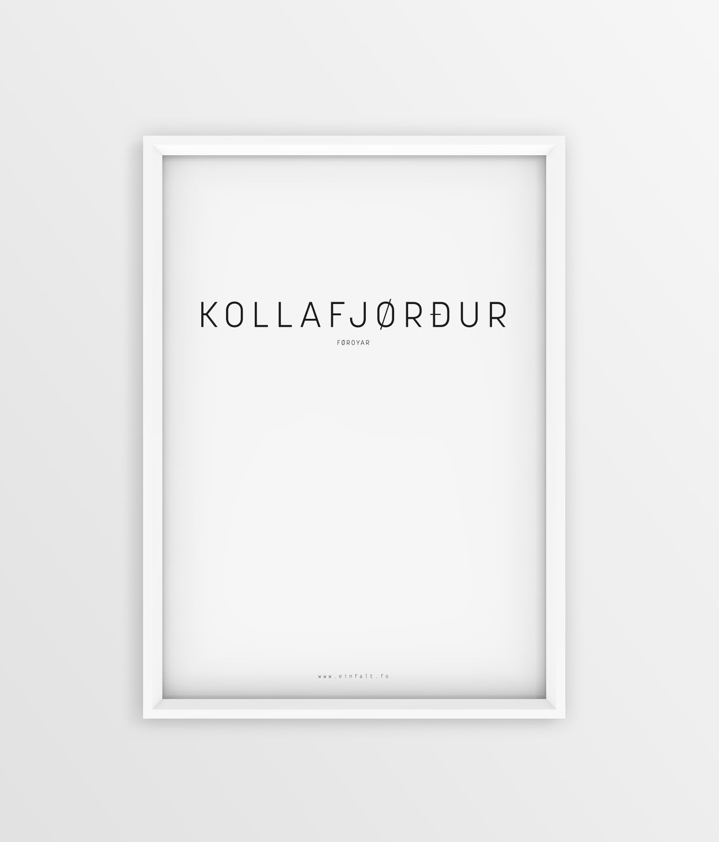 Typografi - Kollafjørður