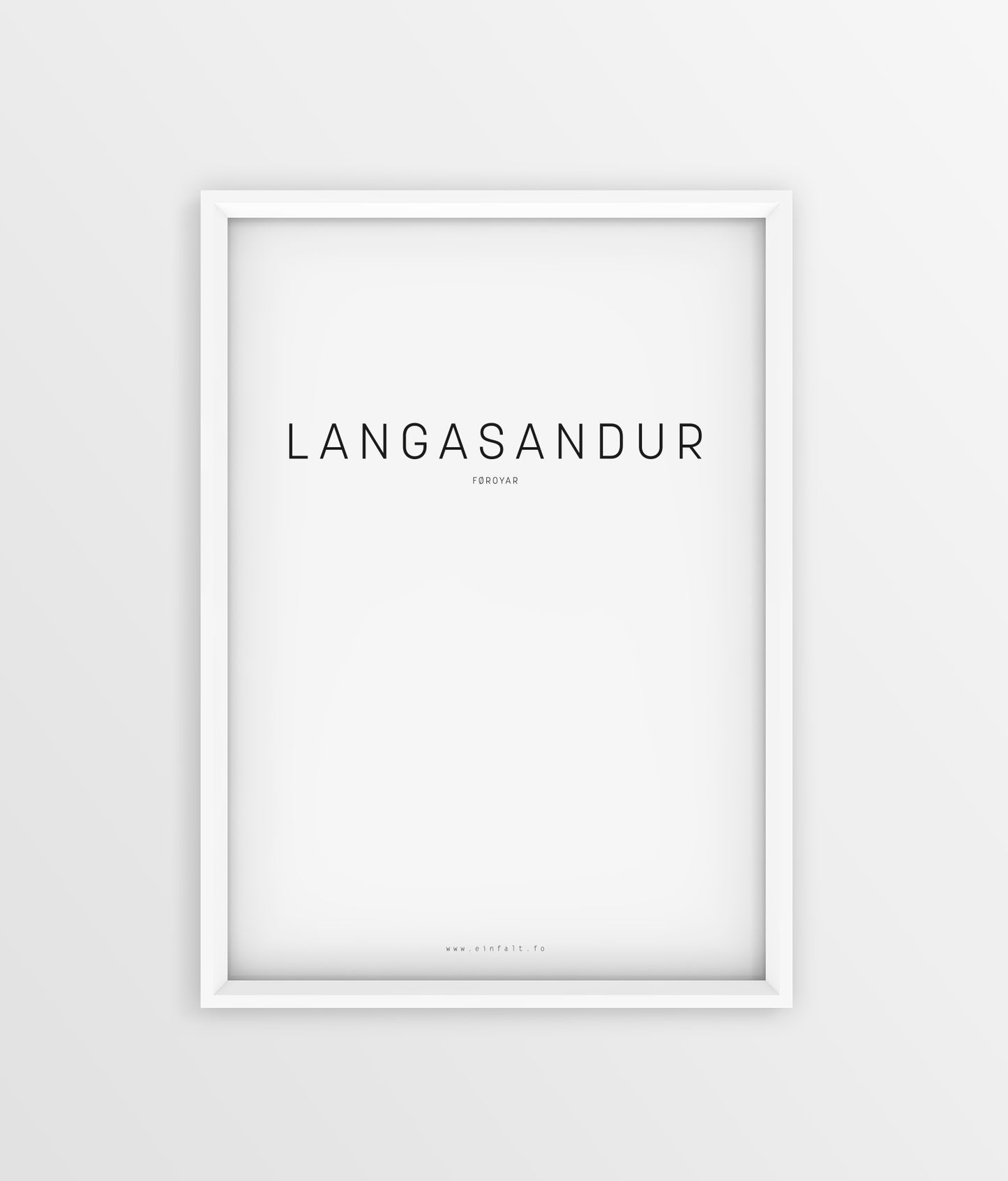 Typografi - Langasandur