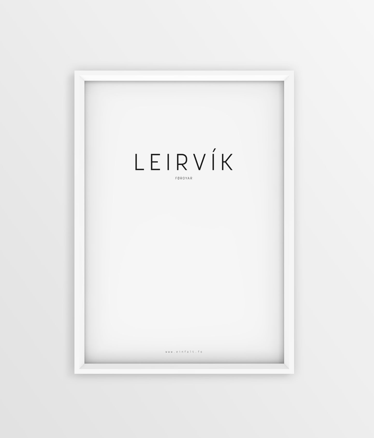 Typografi - Leirvík