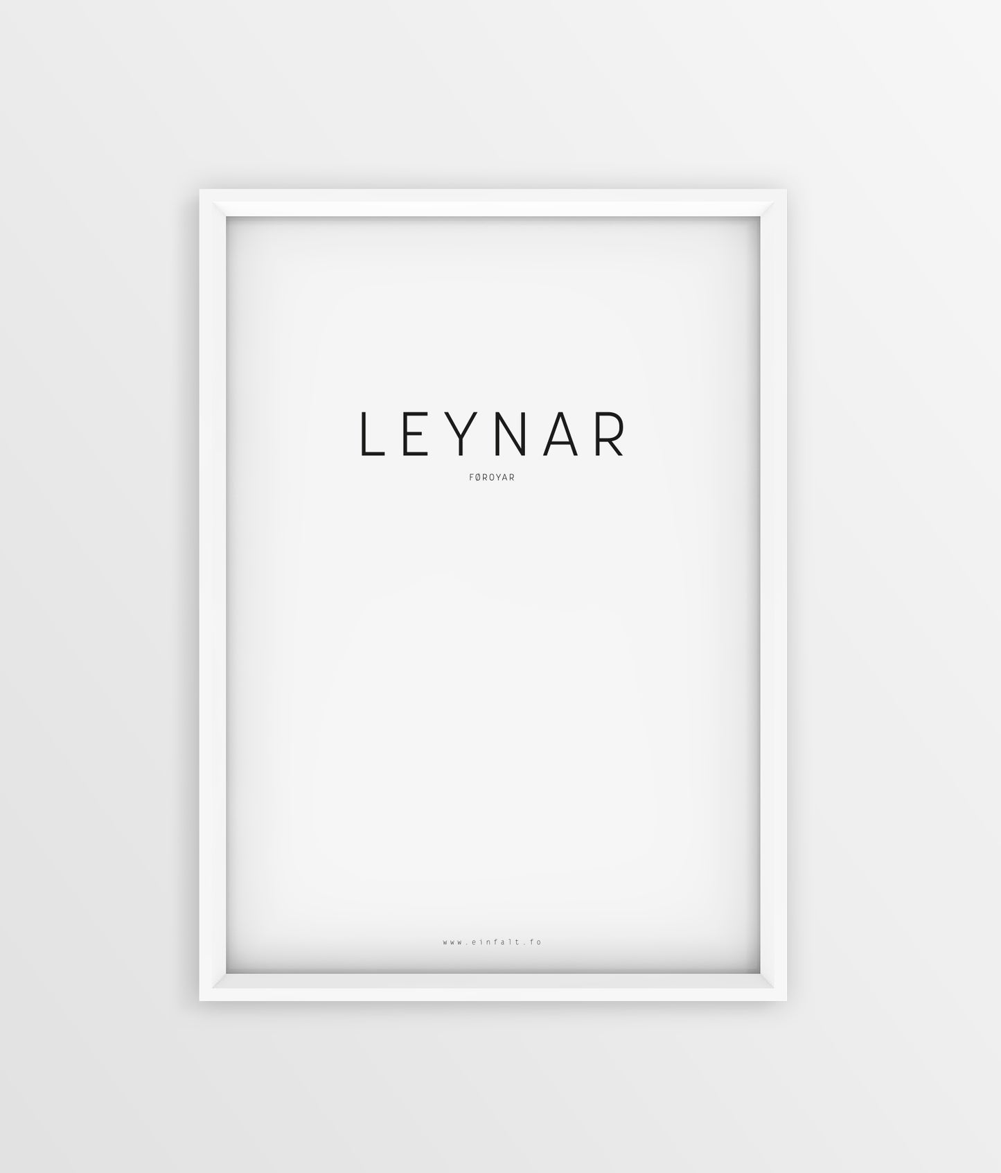 Typografi - Leynar