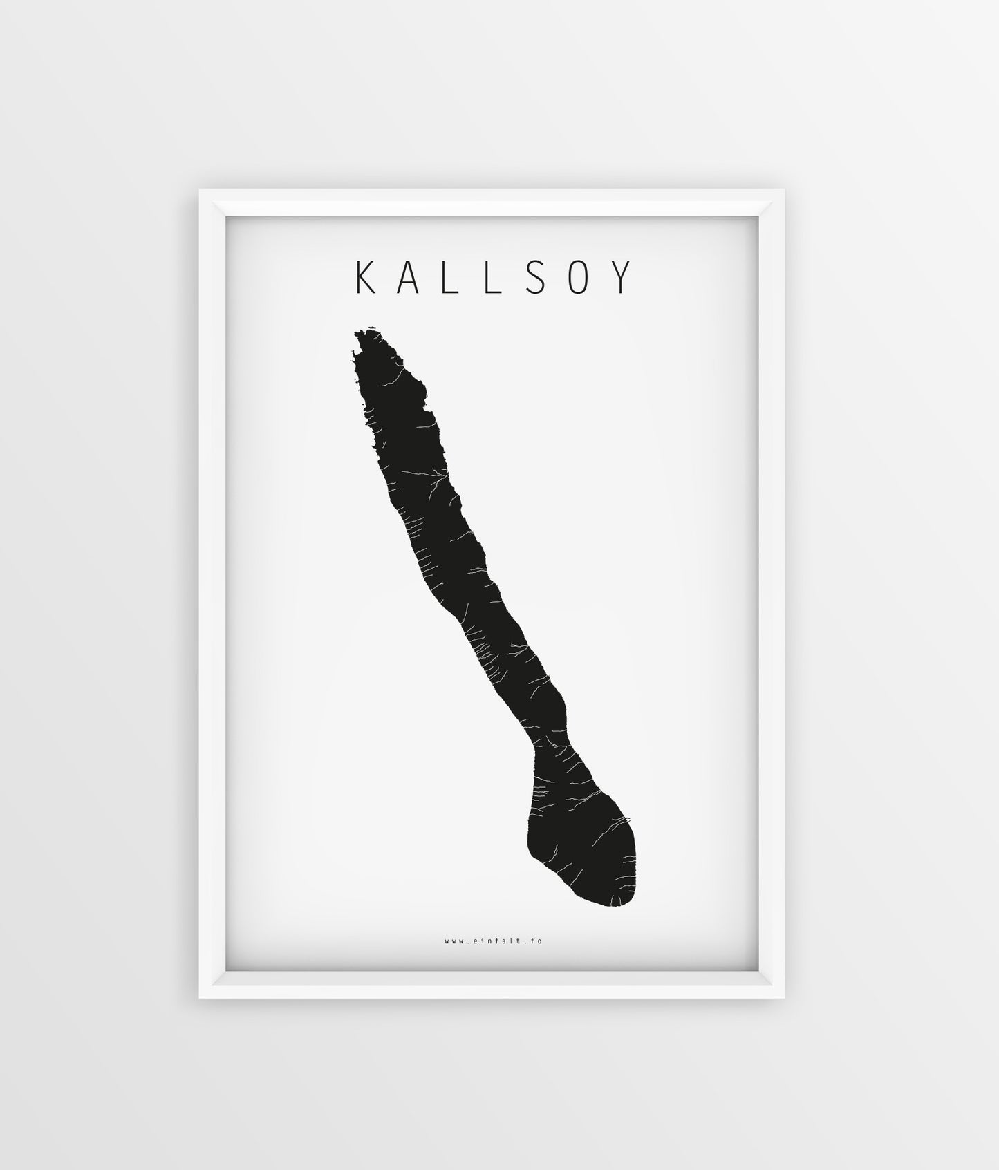 18 oyggjar - Kallsoy - Plakatir - Faroe islands posters - Færøske plakater - Føroyar - Færøerne - Føroyakort