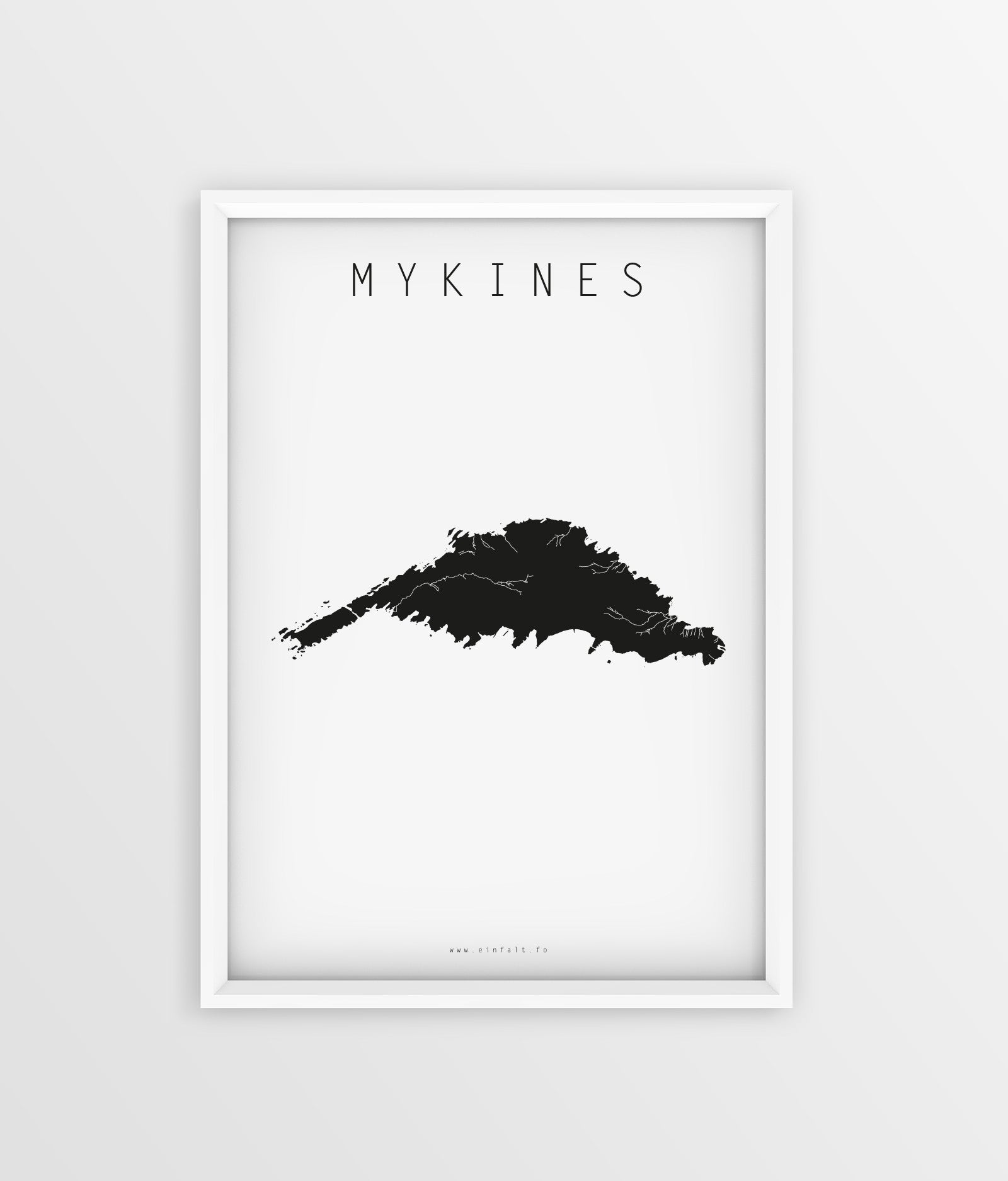 18 oyggjar - Mykines - Føroyskar Plakatir - Faroe islands posters - Færøske plakater - Føroyar - Færøerne - Føroyakort